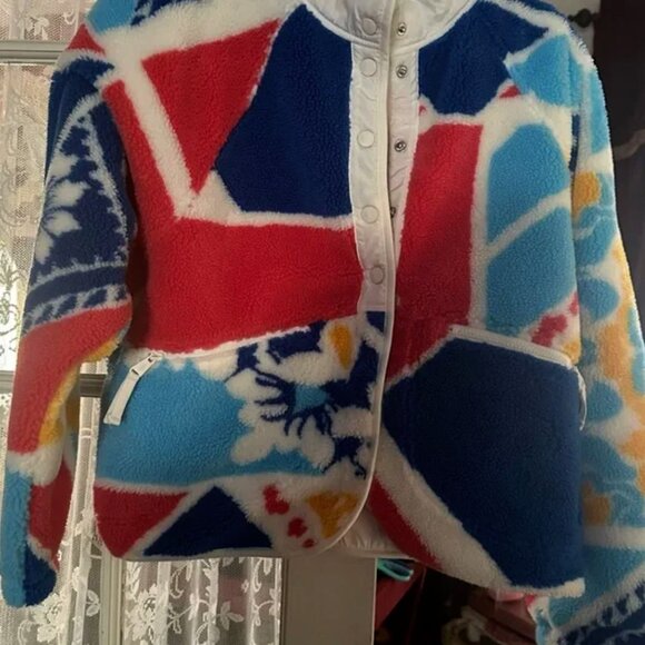 Free People Hit the Slopes Fleece Jacket, Size Small - Picture 4 of 13